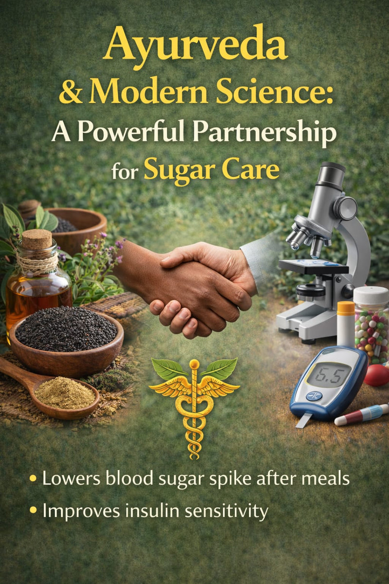 Ayurveda & Modern Science: A Powerful Partnership for Sugar Care