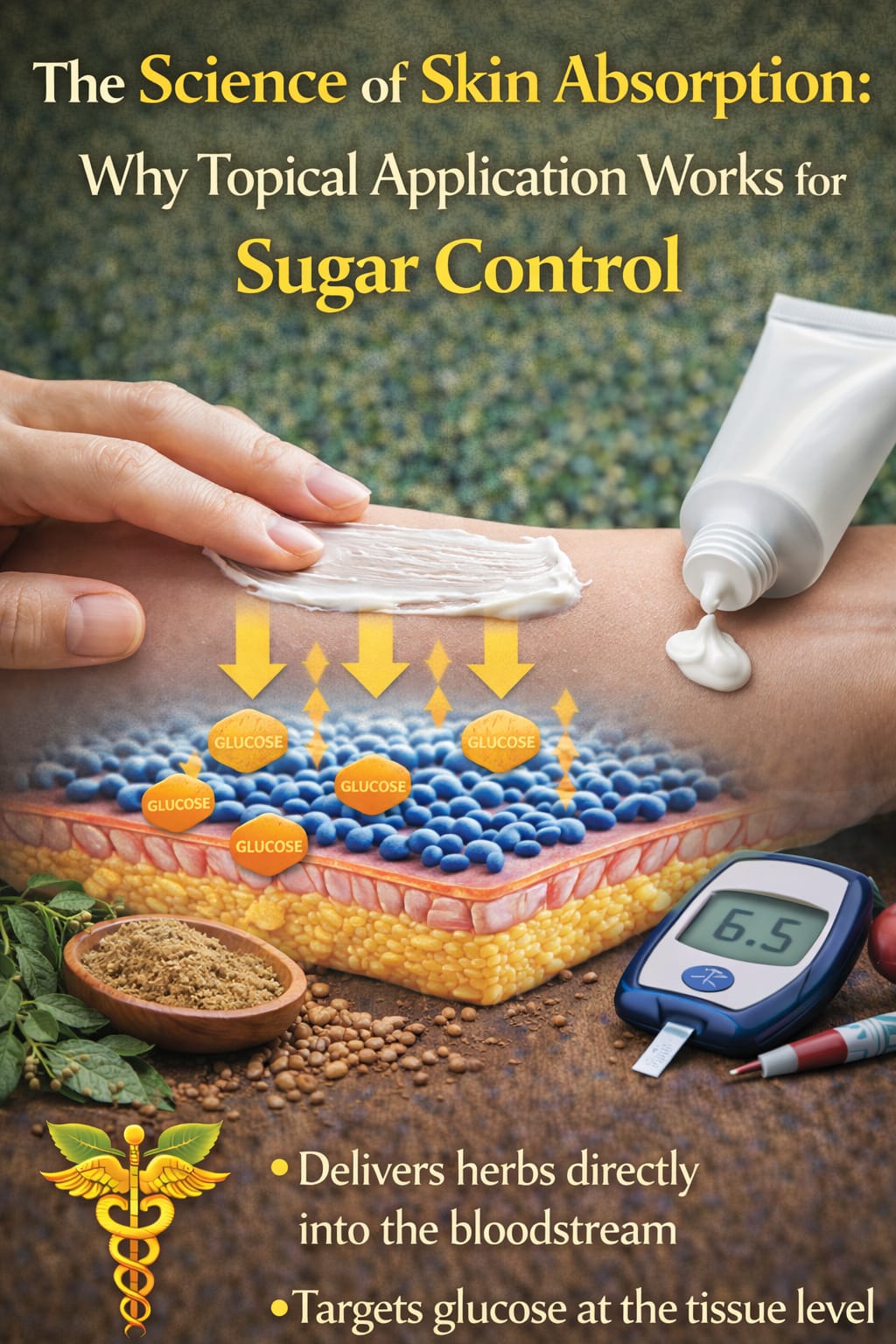 The Science of Skin Absorption: Why Topical Application Works for Sugar Control